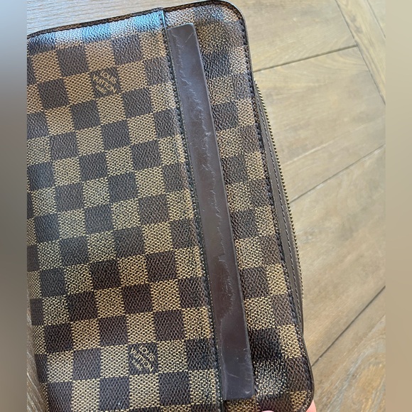 Authentic Damier Ebene wristlet/clutch fixer upper - Picture 6 of 14